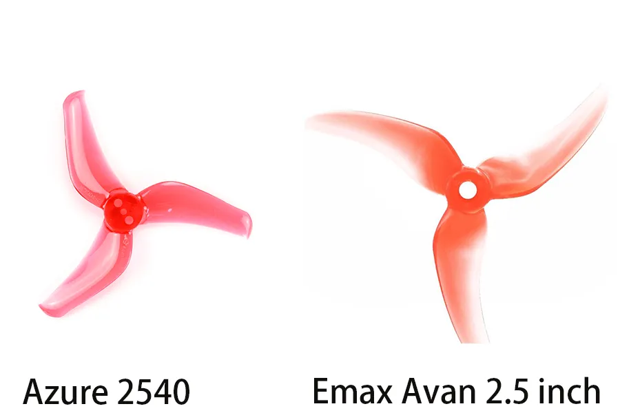 Azure 2540& Emax Avan 2.5 inch