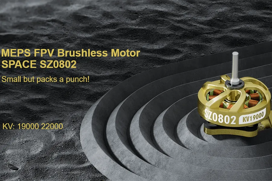 The-MEPS-motor-0802- have-exceptional-power- and-thrust-capabilities- with-a-flawless-dynamic- balance-design