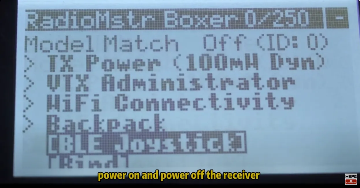 How to bind receiver to transmitter