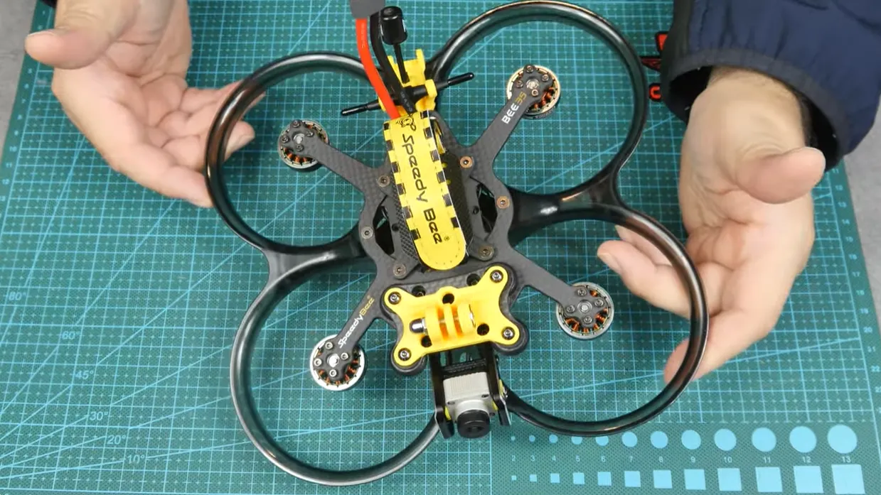 How to mount a 3.5 inch cinewhoop with MEPS 2004 motor 14