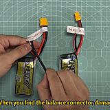 How to replace the FPV battery balance connector