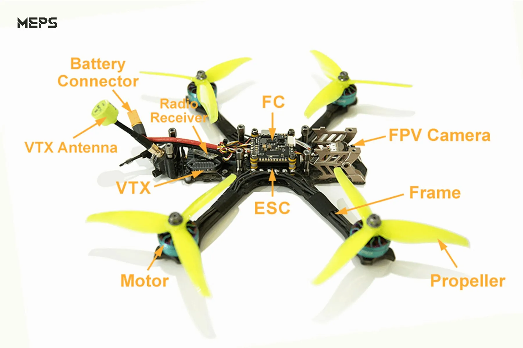 parts of FPV Drone