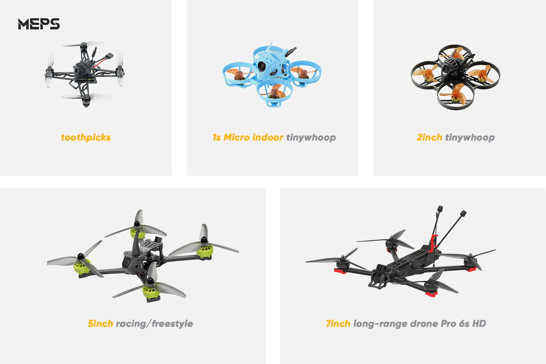 types of fpv drone