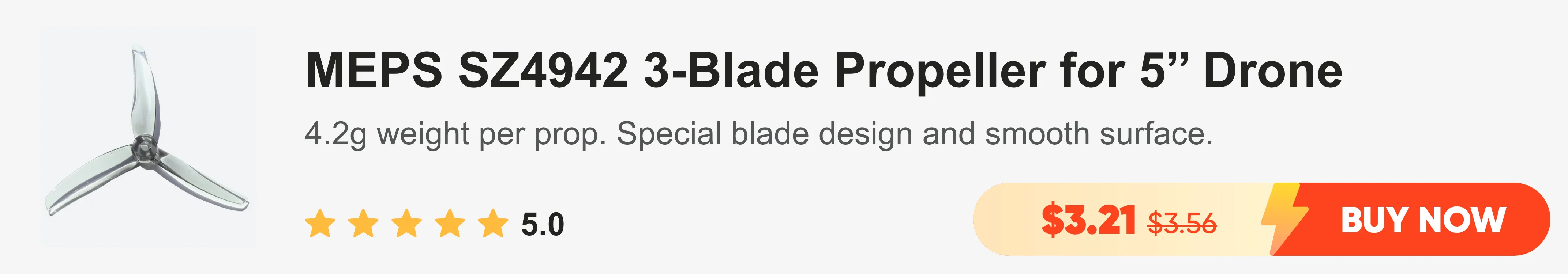 MEPS SZ4942 3-Blade Propeller for 5’’ Drone