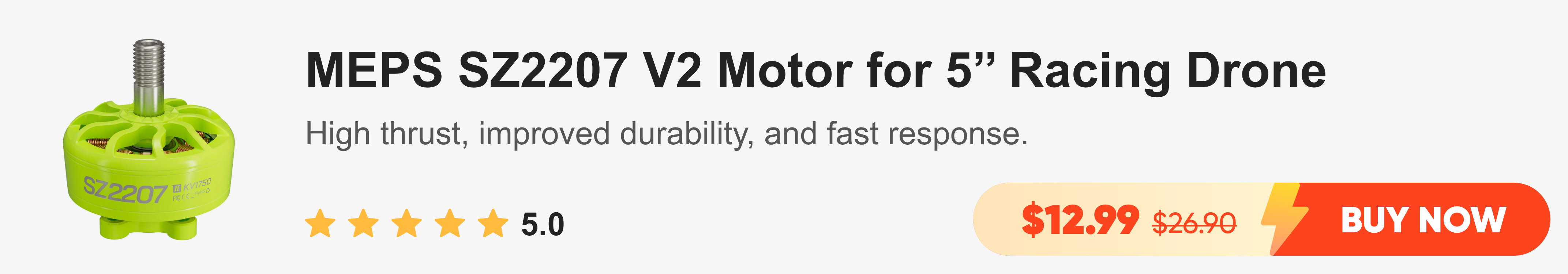 MEPS SZ2207 V2 Motor for 5’’ Racing