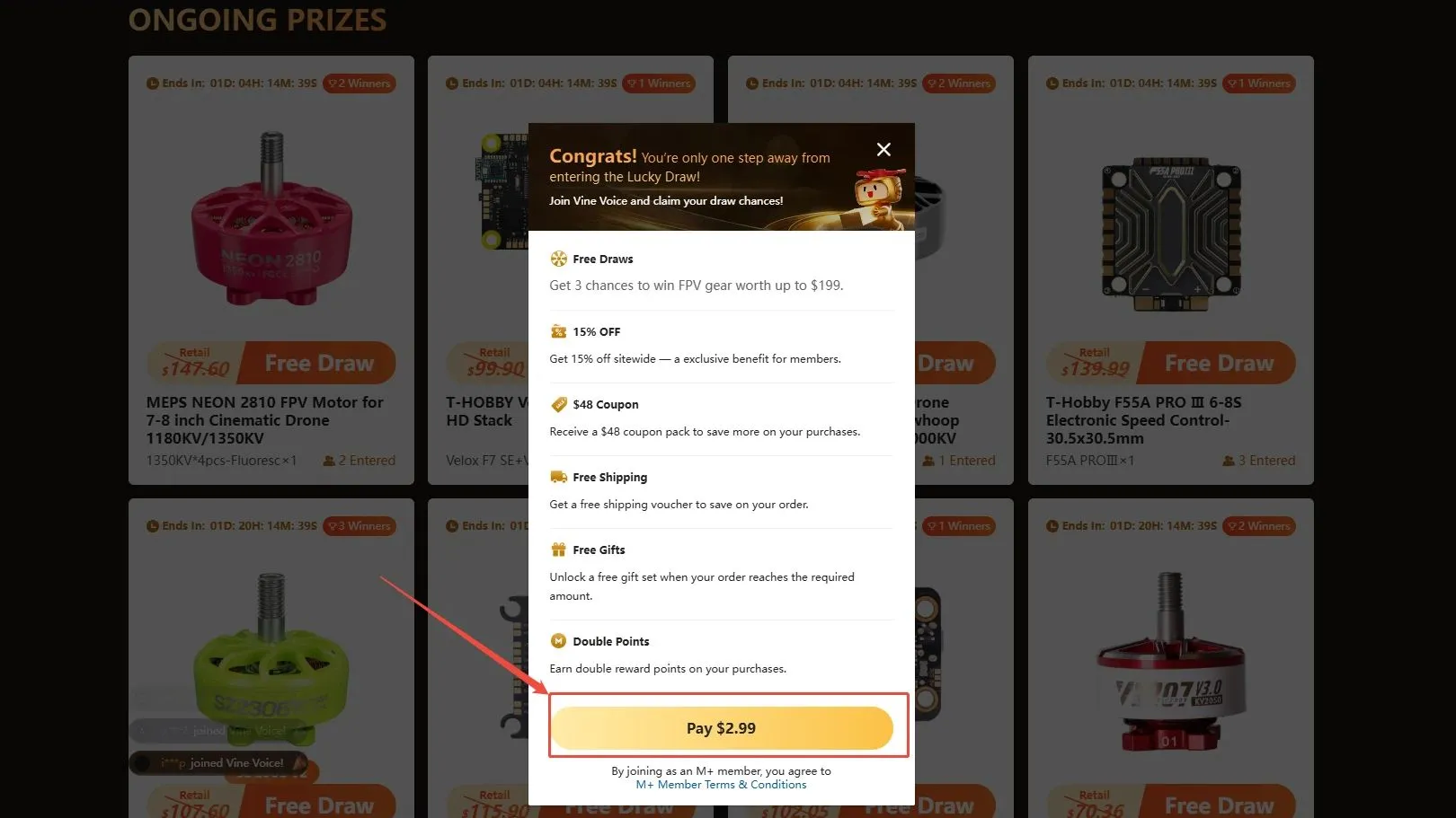 Step 3: Become an M+ Member