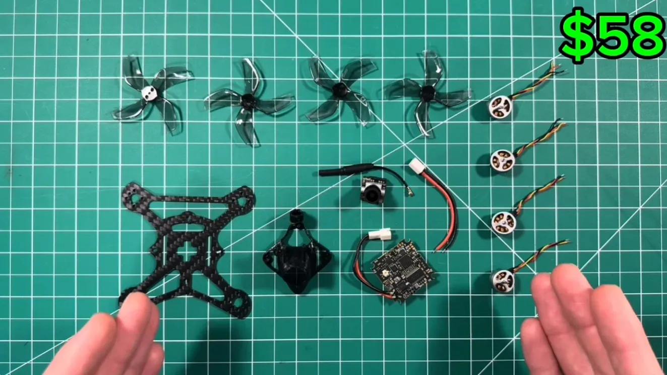 Parts List for the $60 Budget Micro FPV Build