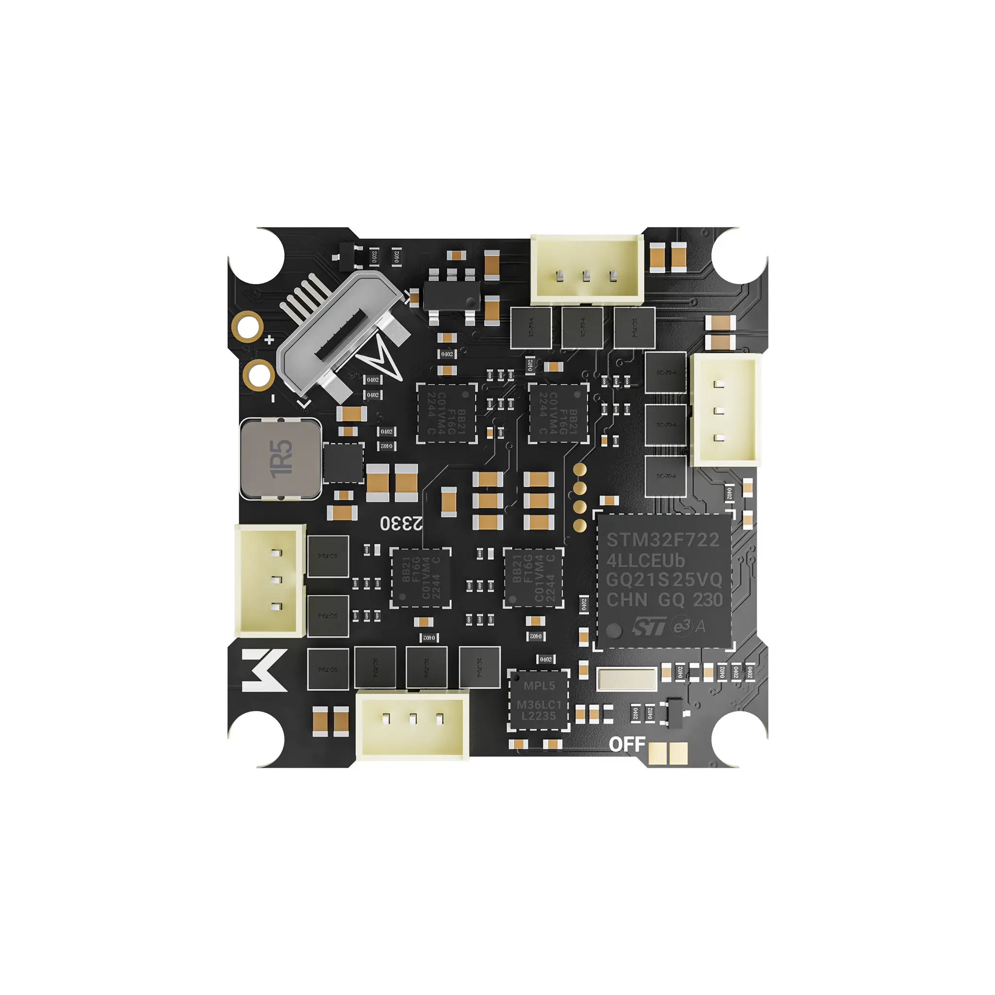 MEPS SZ F411 1S 7A AIO Flight Controller Analog for Micro Drones 25.5x25.5