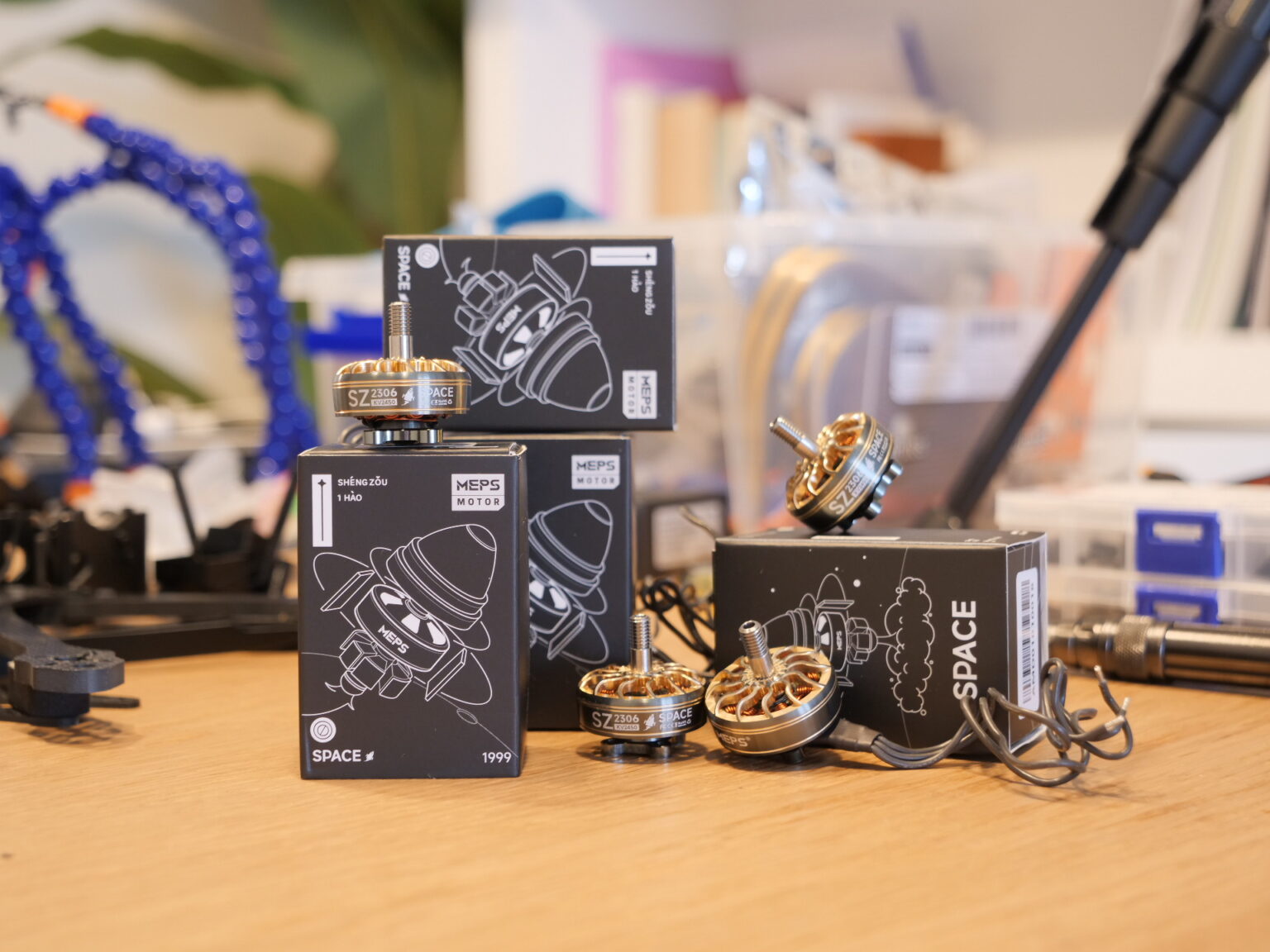 Drone-Motor-ESC-FC-Stack-Topview