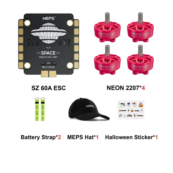 SZ60A 6S ESC & 4pcs NEON2207 FPV Motors Bundle Sale