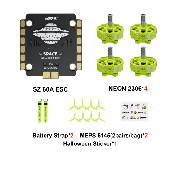 SZ60A 6S ESC & 4pcs NEON2306 FPV Motors Bundle Sale