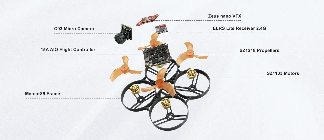 85mm whoop builds lists