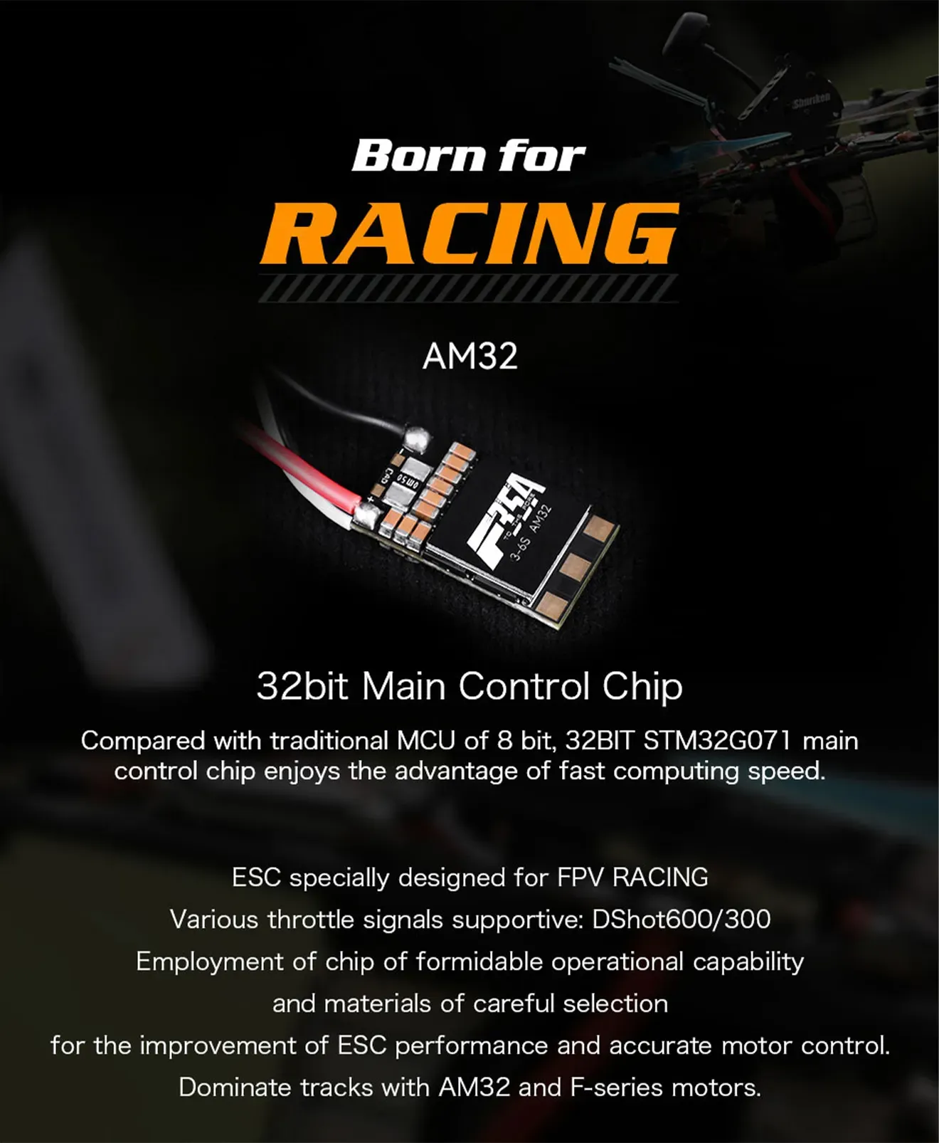 F35A 3 6S Single ESC For FPV Drones