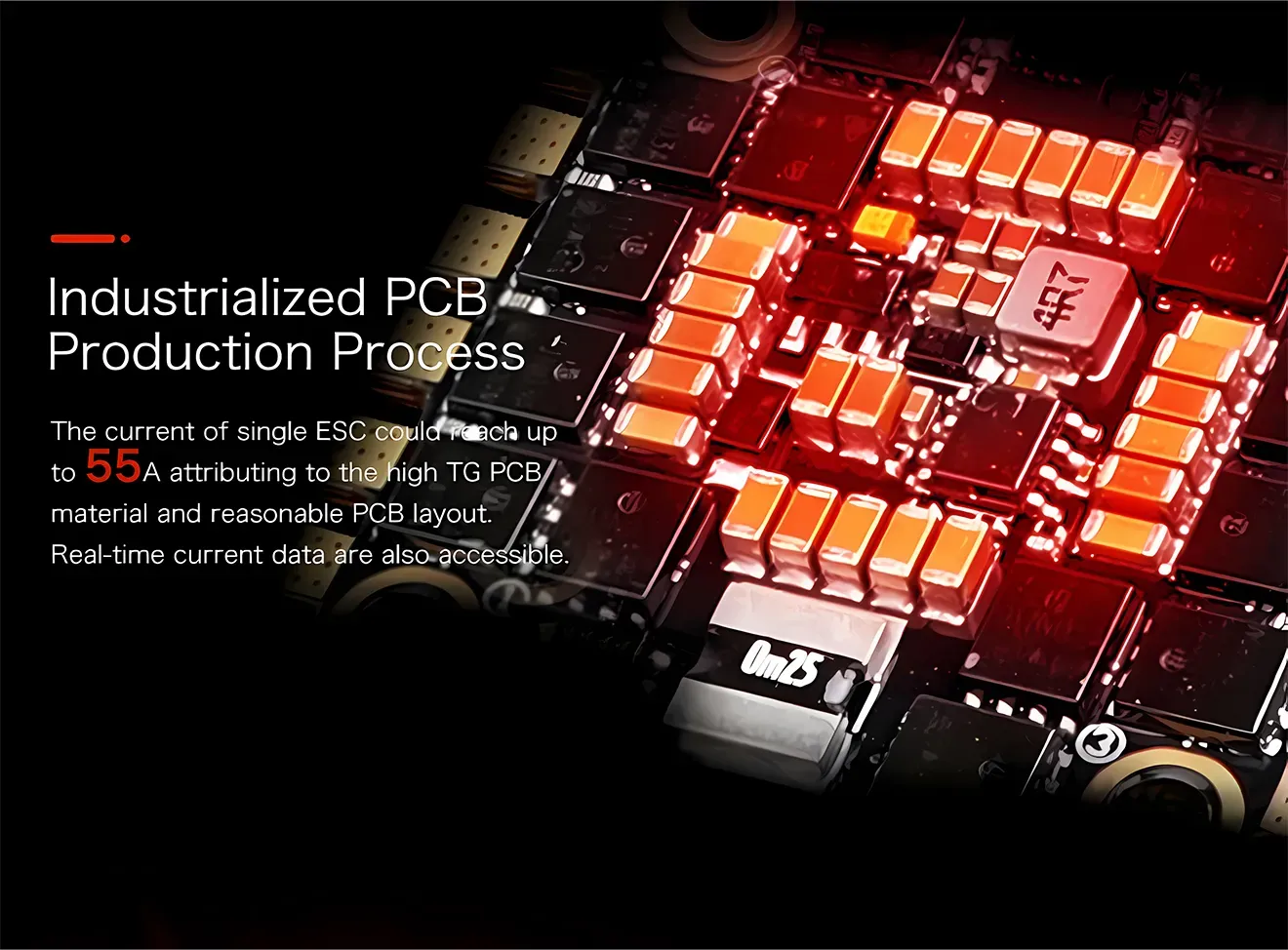 F55A 3 6s AM32 4 in 1 ESC