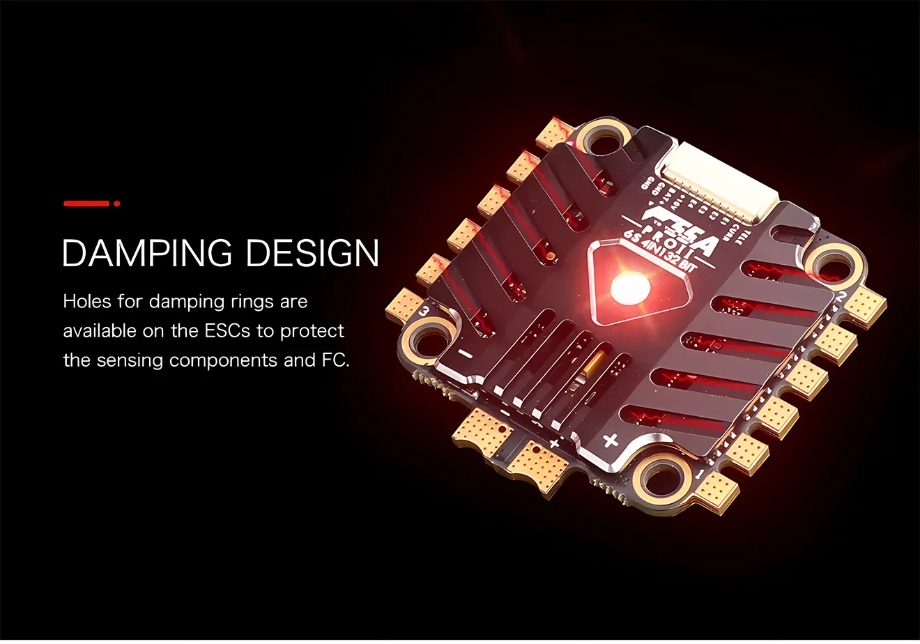 F55A ProII 55A 3 6s AM32 4 in 1 ESC