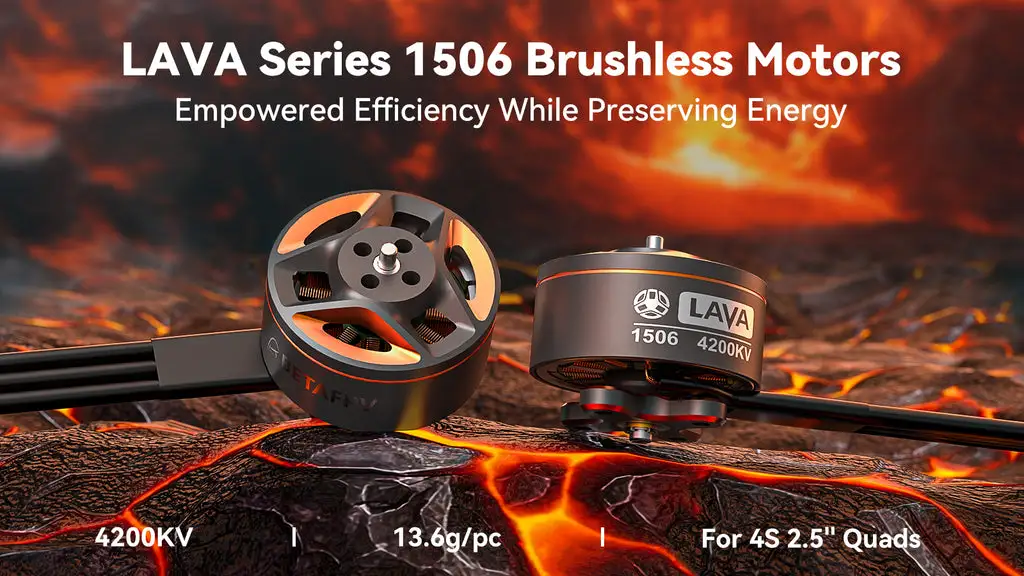 Lava Series 1506 4200kv Brushless Motors