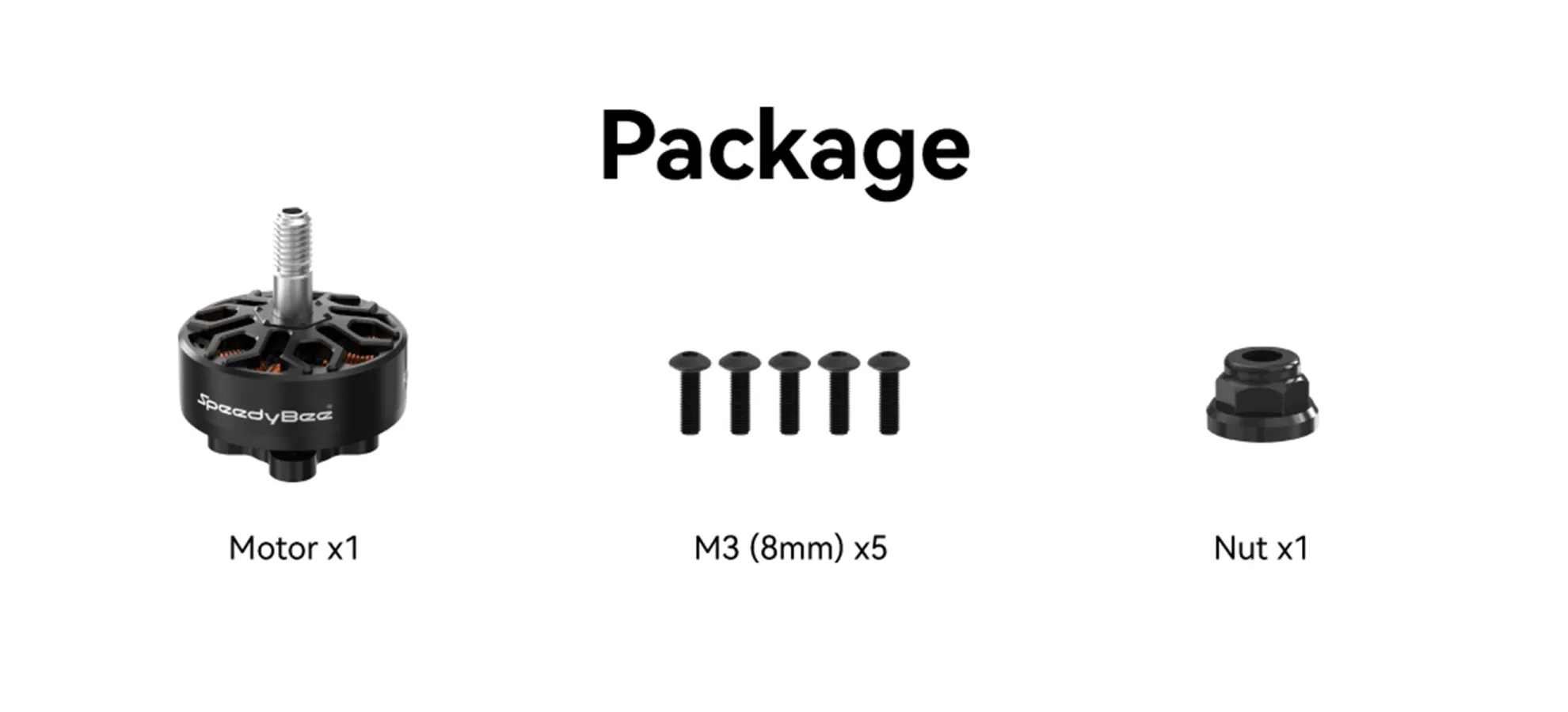 SpeedyBee 2306.5 package