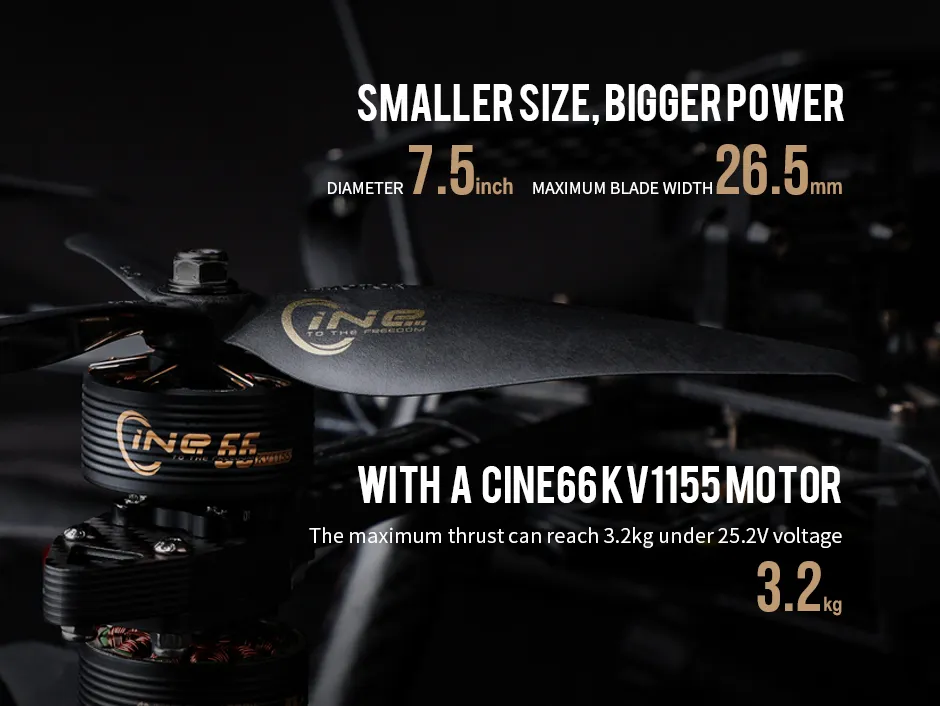 TMotor C7.5x4.6 Cinematic Propeller with big power