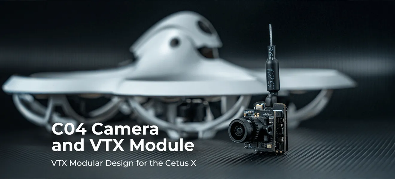 BetaFPV C04 Camera VTX module is designed for cetus x