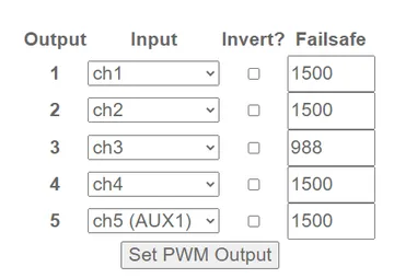 betafpv elrs micro receiver output