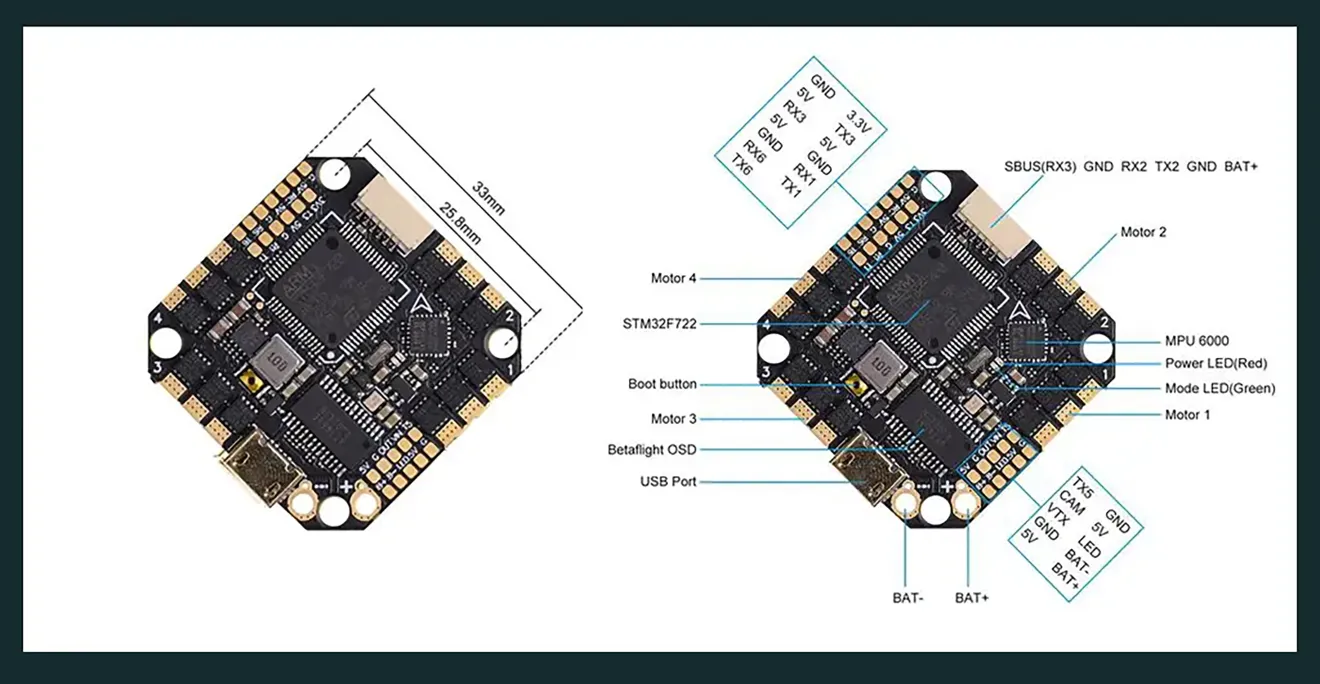 BetaFPV F722 35A AIO V1 configure