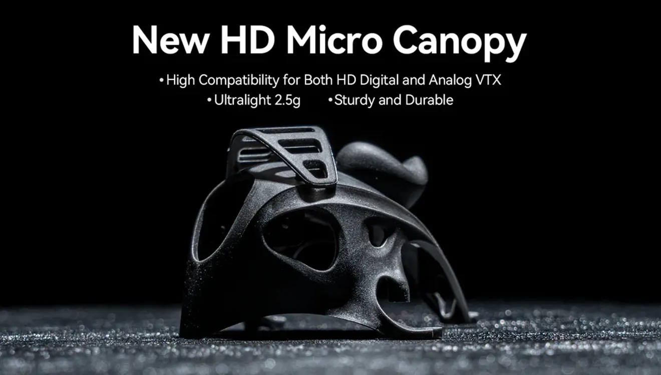 BETAFPV micro canopy high compatibility for both HD digital and analog VTX