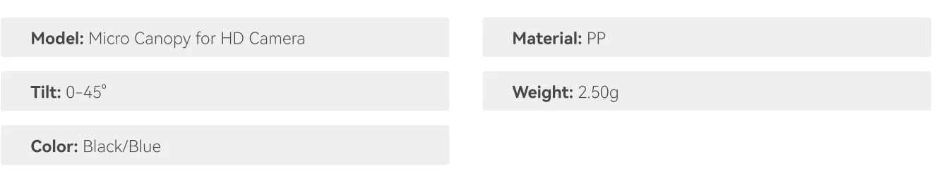 BETAFPV micro canopy specifications