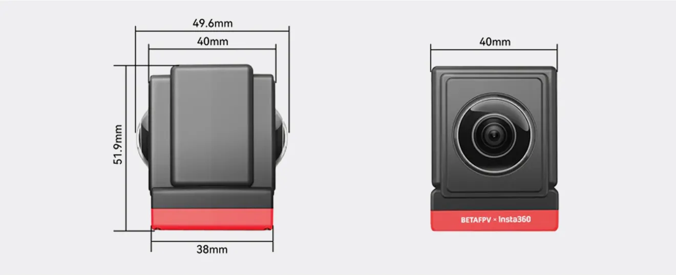 BetaFPV SMO 360 camera size chart