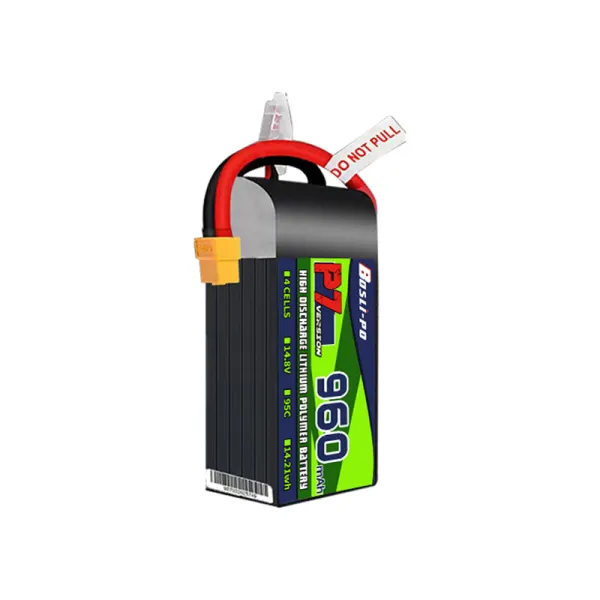 boslipo p7 960mah 95c 4s fpv battery front
