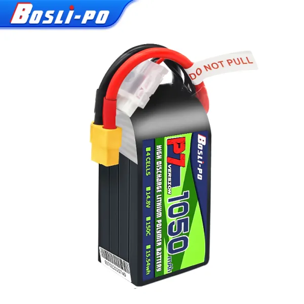 Boslipo P7 Version 1050mAh 4S FPV Battery View