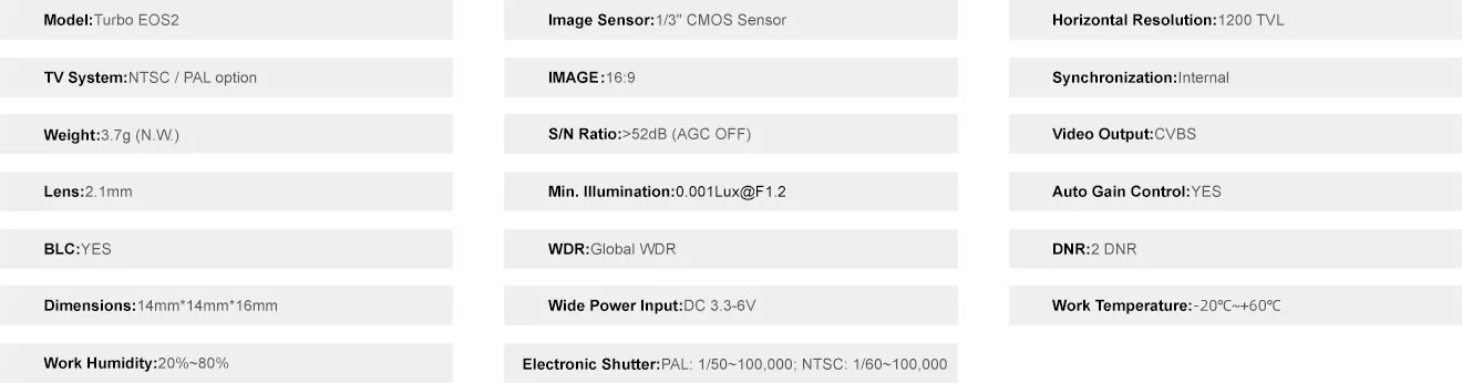 caddx turbo eos2 v2 camera spac