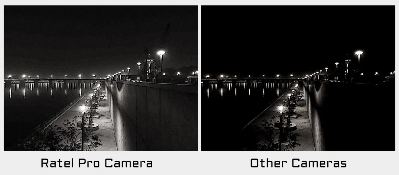 caddxfpv ratel pro analog camera effect comparison night