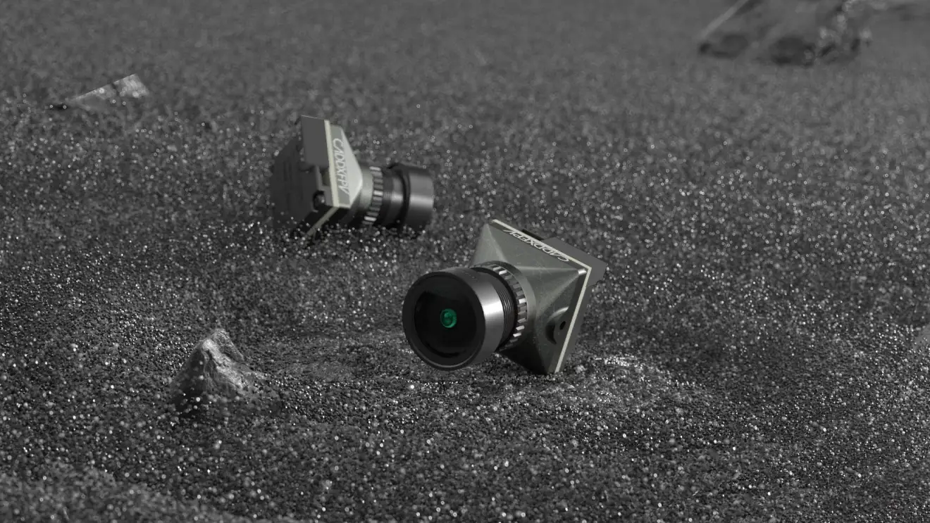caddxfpv ratel pro analog camera scene display
