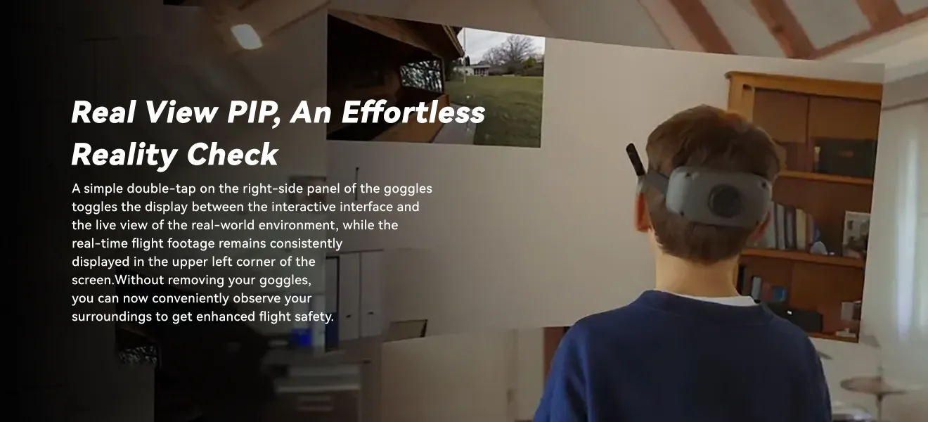 dji goggles 3 real view