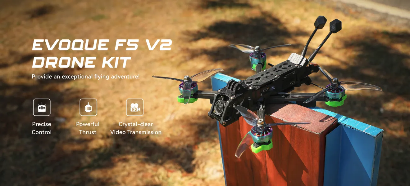 Evoque F5 V2 Drone Kit with poweful thrust