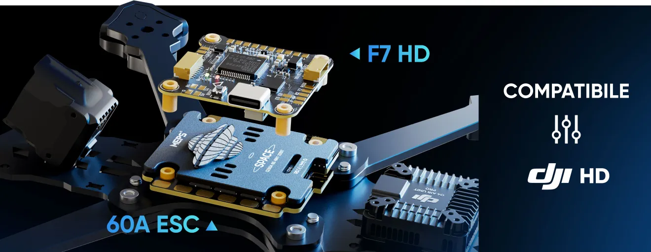 f7 60a thunder titan stack dji