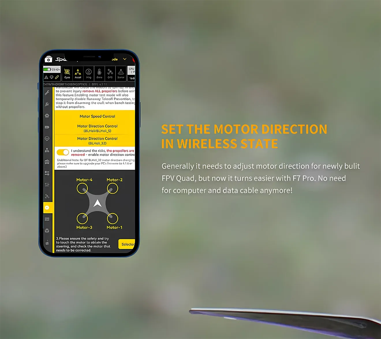 f7 pro flight controller with wifi bluetooth