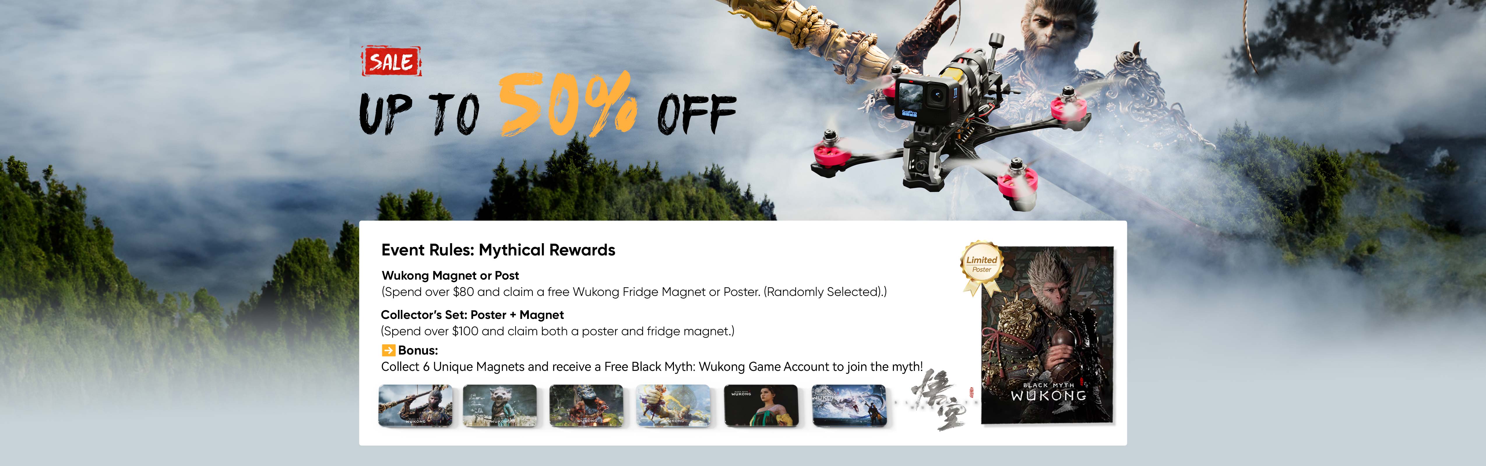 MEPSKING fly high with WUKONG and claim free gifts