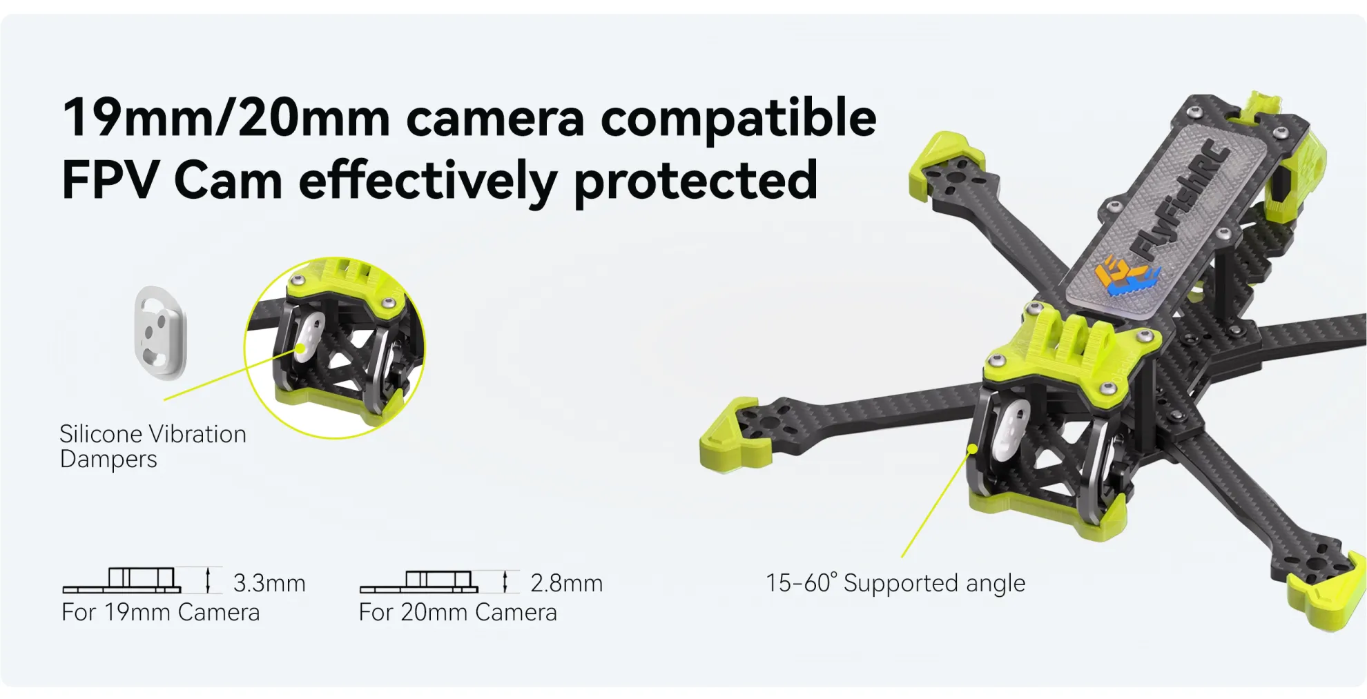 flyfishrc volador vx3.5 3.5inch freestyle yellow frame unique design p