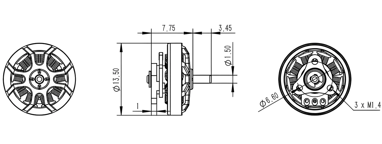 flywoo robo 1002 19800kv 23500kv data