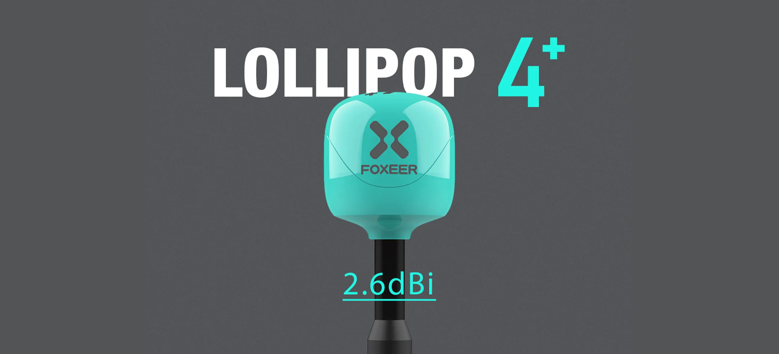 Foxeer lollipop 4 plus antenna for fpv drone