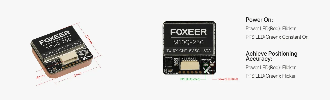 Foxeer m10q 250 gps show