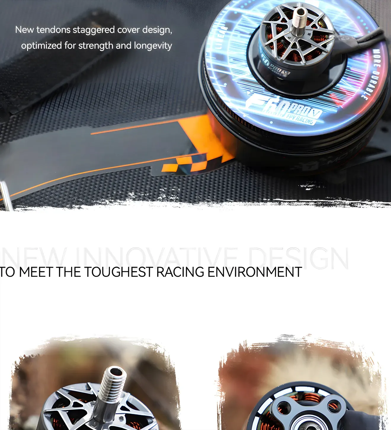 T-Hobby F60PRO V 2207.5 Brushless Racing Motor New Design