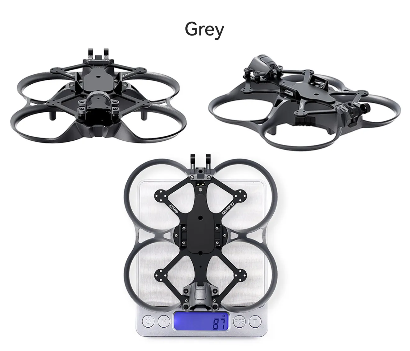 geprc gep ct25 frame pc grey