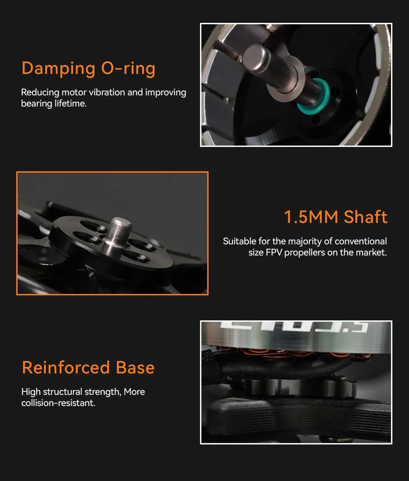 GEPRC SPEEDX2 2105.5 Motor Damping O-Ring