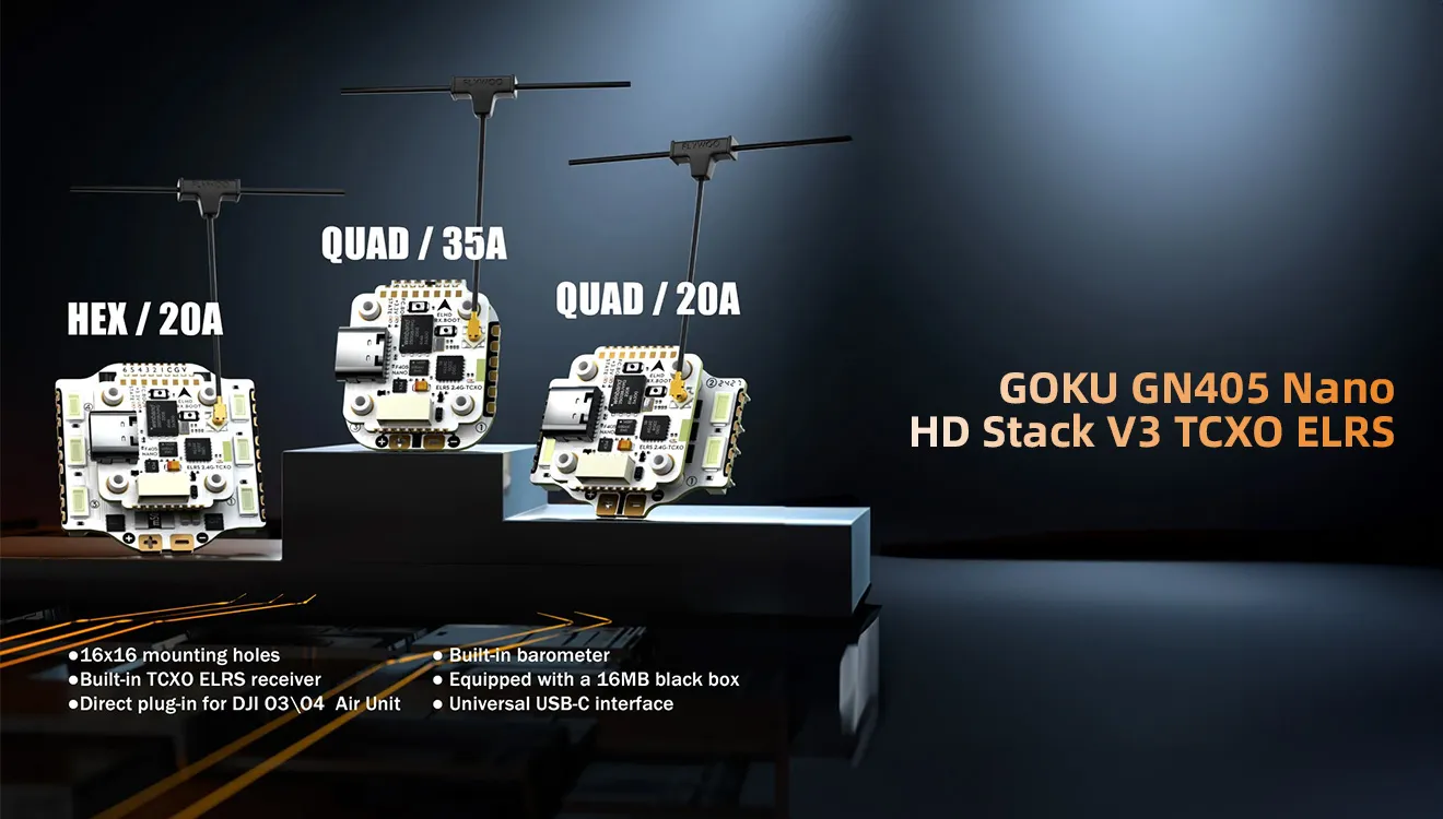 Flywoo GOKU GN405 NANO HD 20A Stack V3 TCXD/ELRS