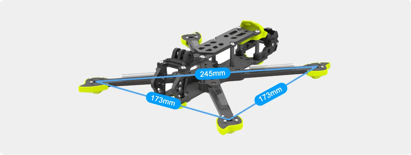 IFlight-XL5-Frame-angle