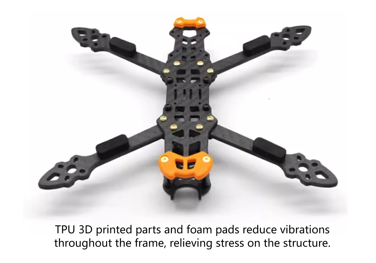 MAK4 freestyle frame with 3D printed parts