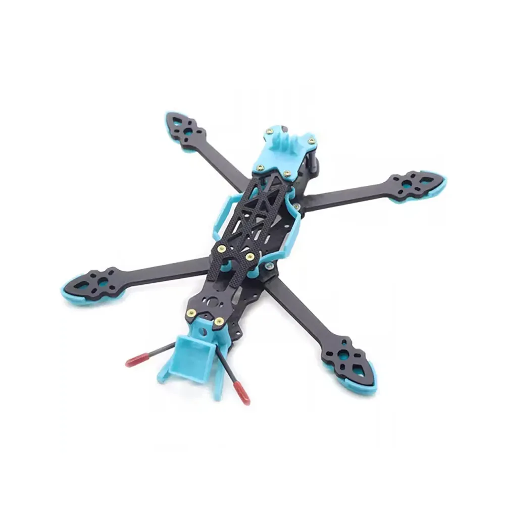 MAK4 freestyle frame with 3D printed parts in blue color