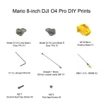 mario 8 dji o4 pro diy prints